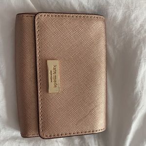 Kate spade gold wallet